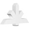 Ekena Millwork Redmond Architectural Grade PVC Gable Bracket, 48"W x 26"H x 6"D x 6"F, 13/12 Pitch GBP048X26X0606RED00 - alternate 1